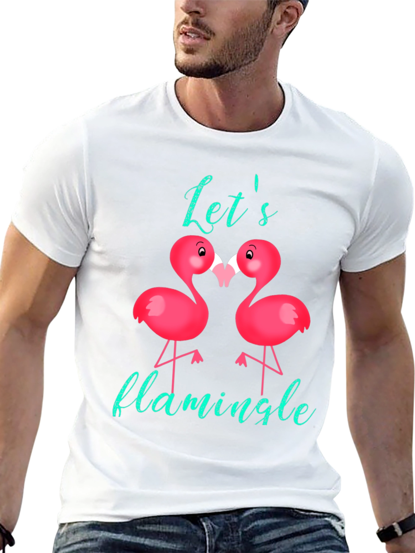 Lets Flamingle Graphic Tee