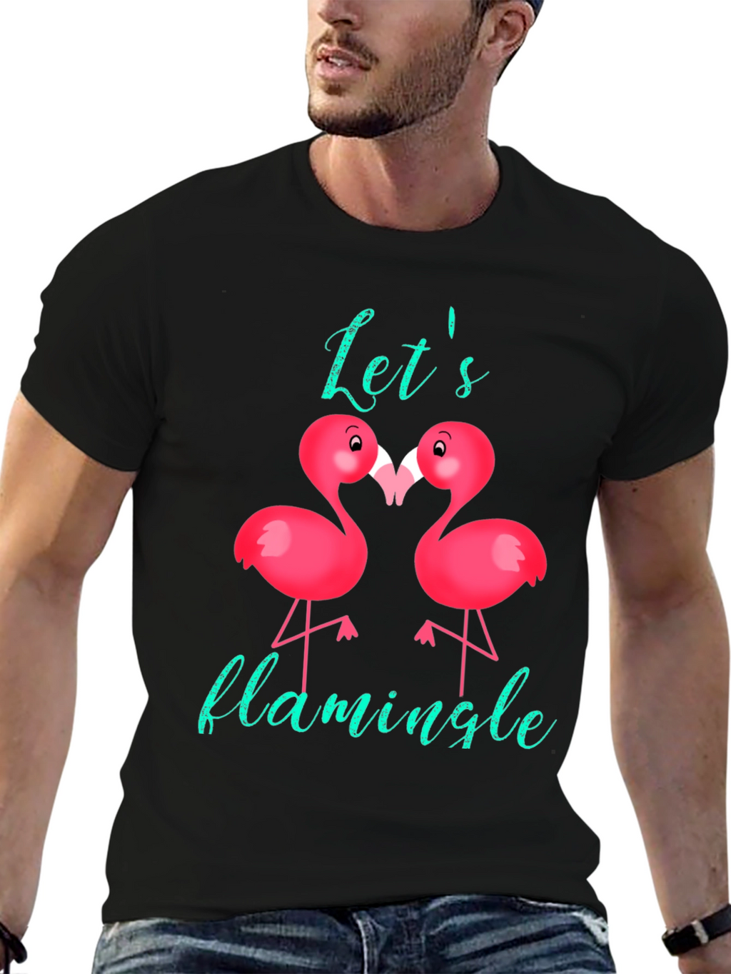 Lets Flamingle Graphic Tee