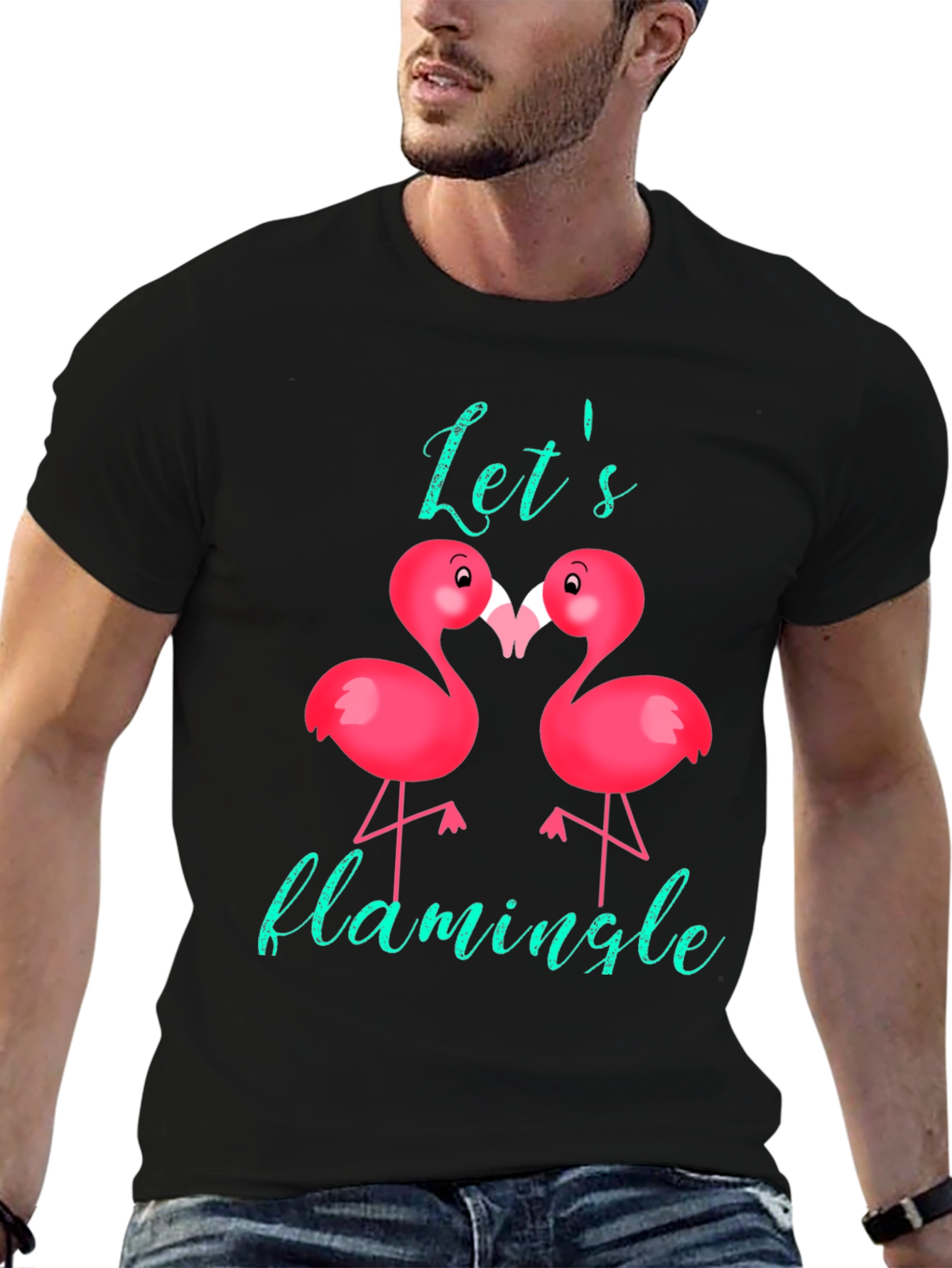 Lets Flamingle Graphic Tee