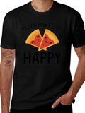 Pizza Makes Me Happy T-Shirt