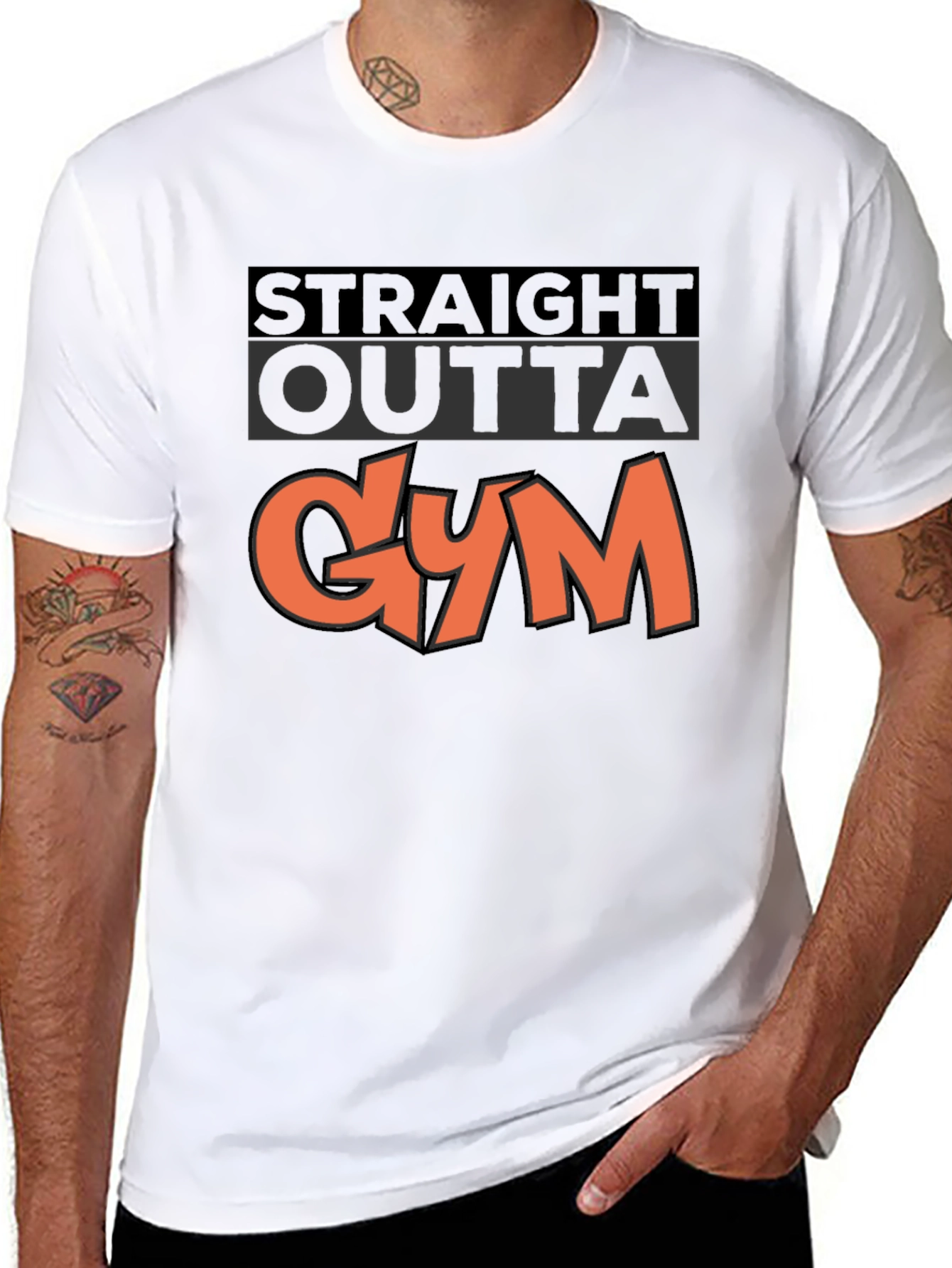 Straight Outta Gym Graphic T-Shirt
