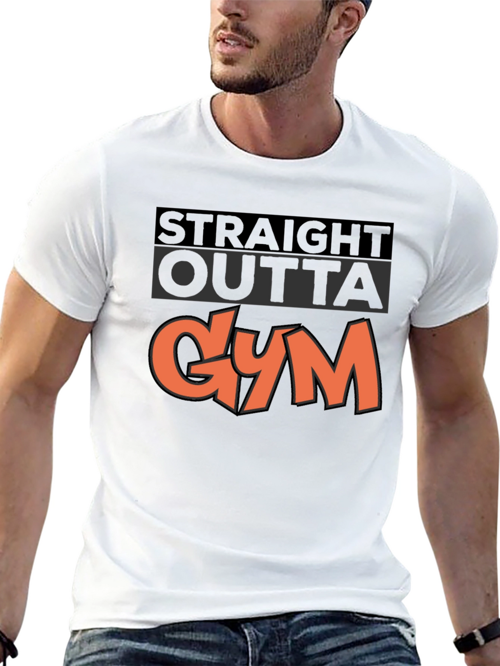 Straight Outta Gym Graphic T-Shirt