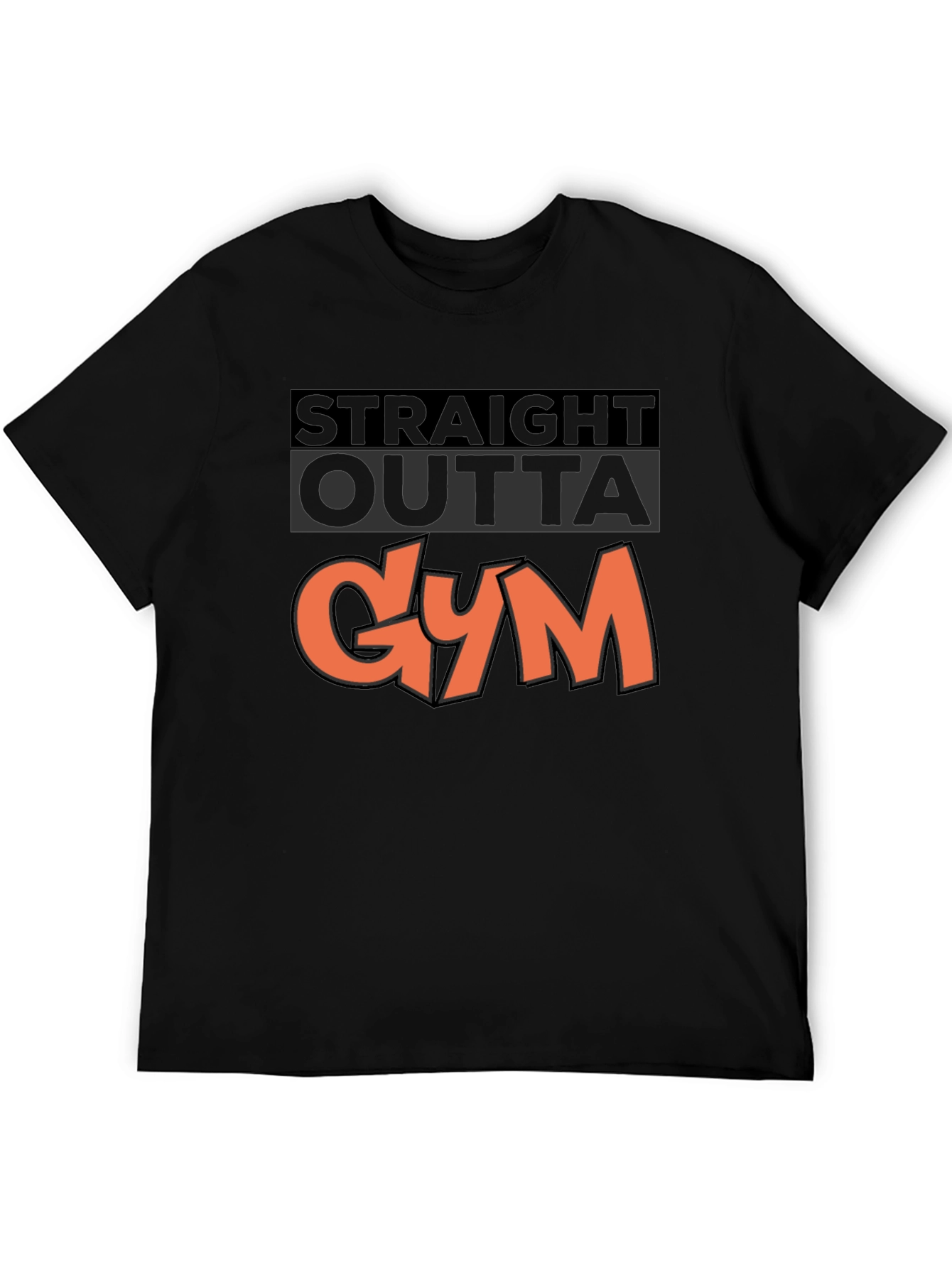Straight Outta Gym Graphic T-Shirt