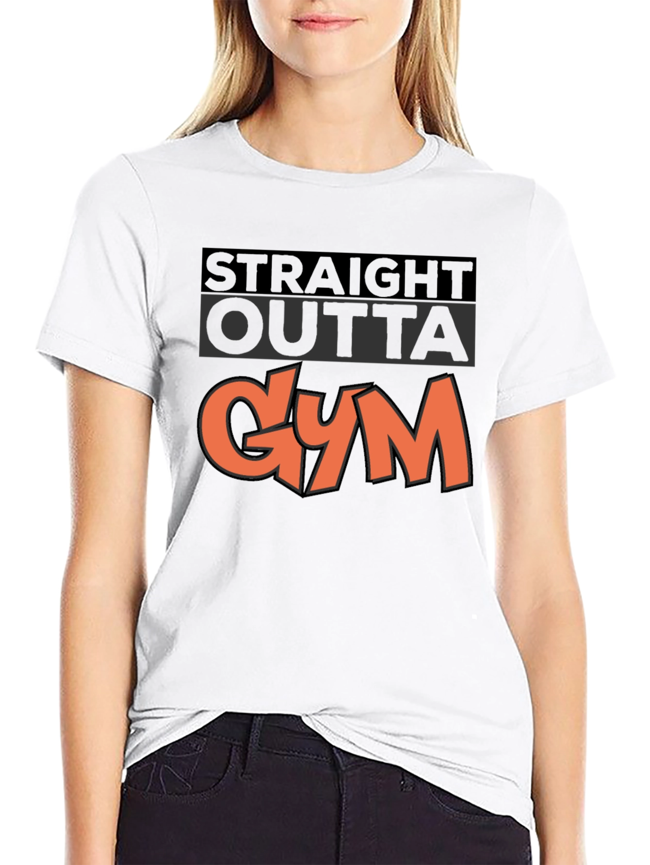 Straight Outta Gym Graphic T-Shirt