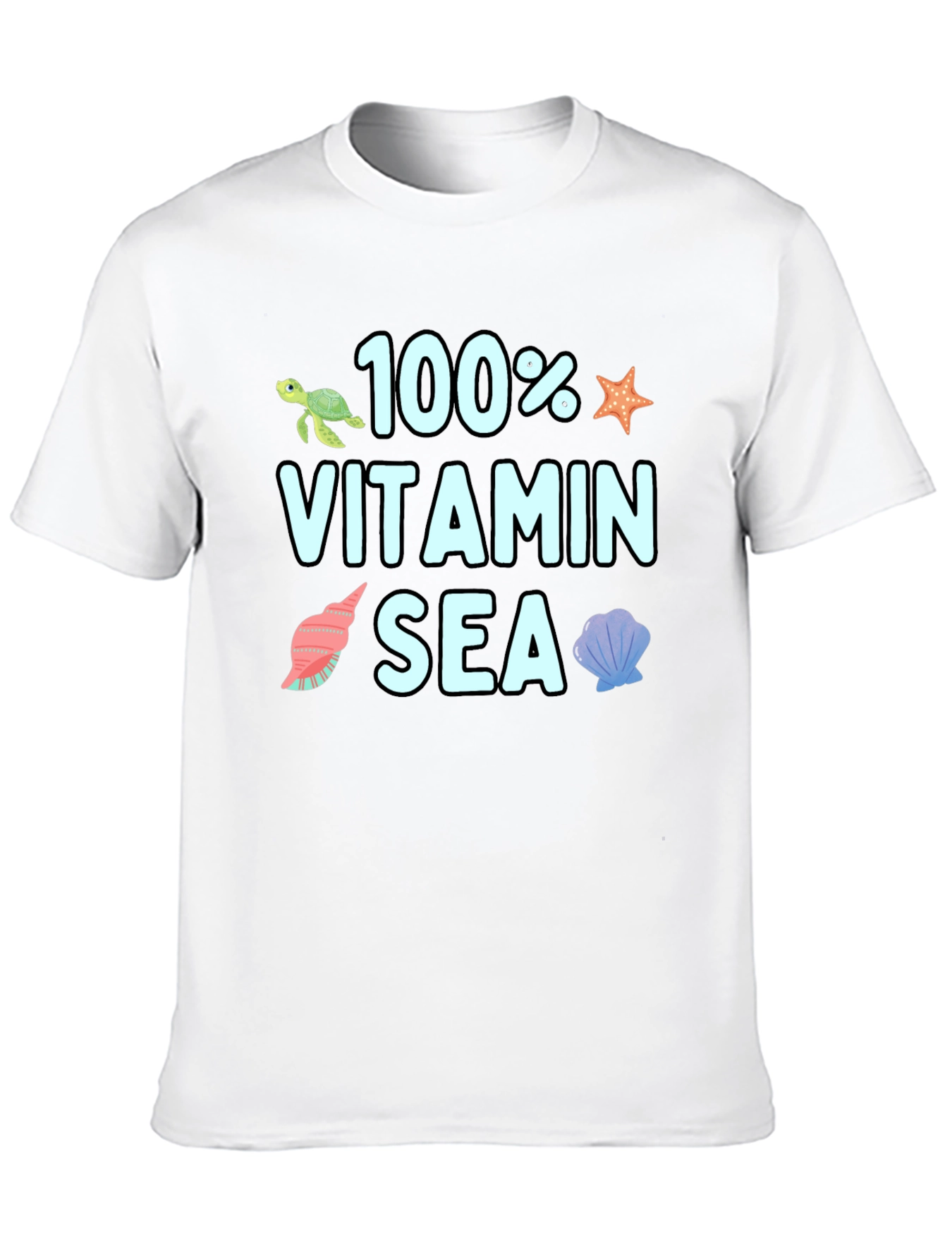 100% Vitamin Sea Graphic T-Shirt