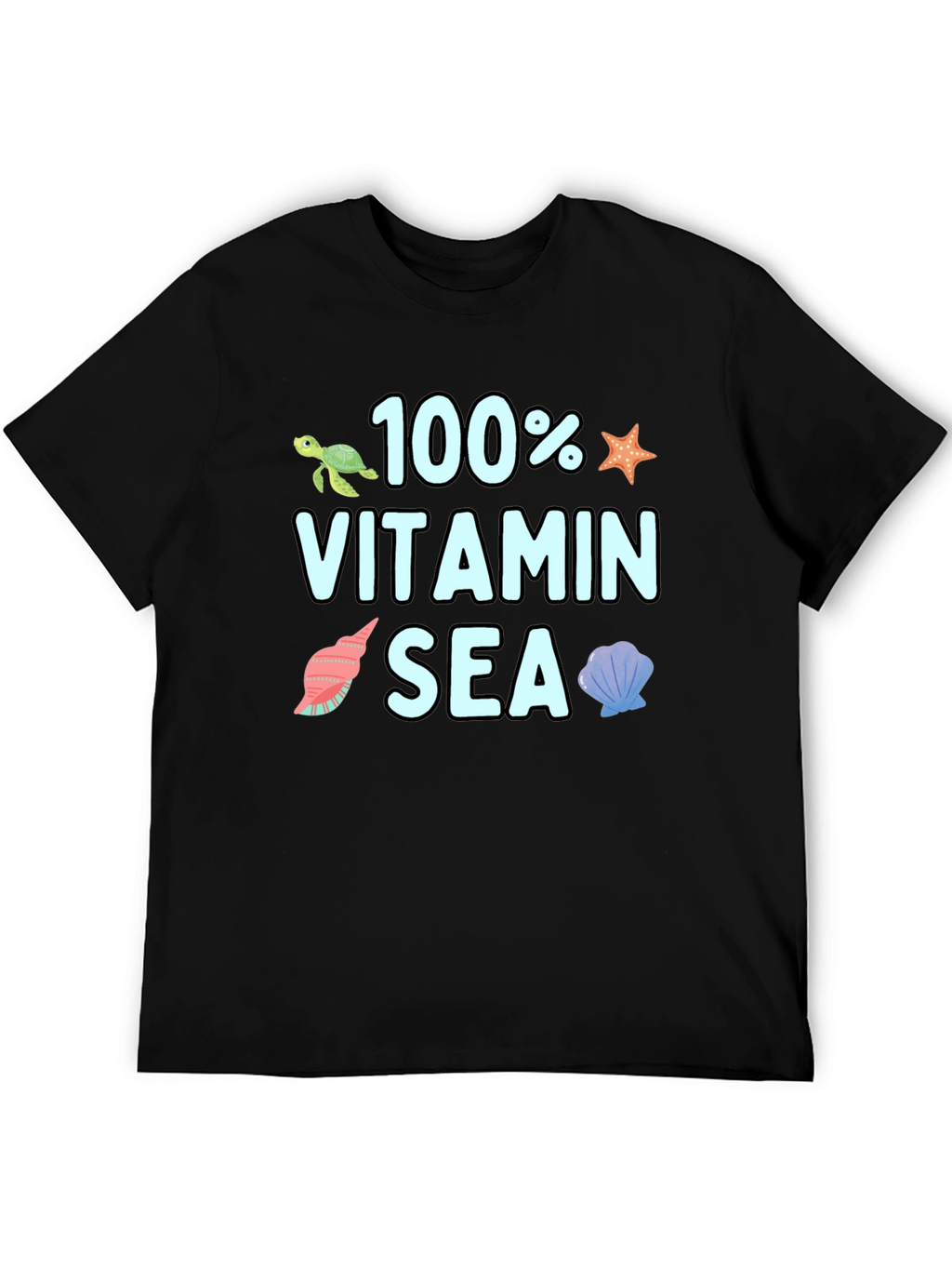 100% Vitamin Sea Graphic T-Shirt