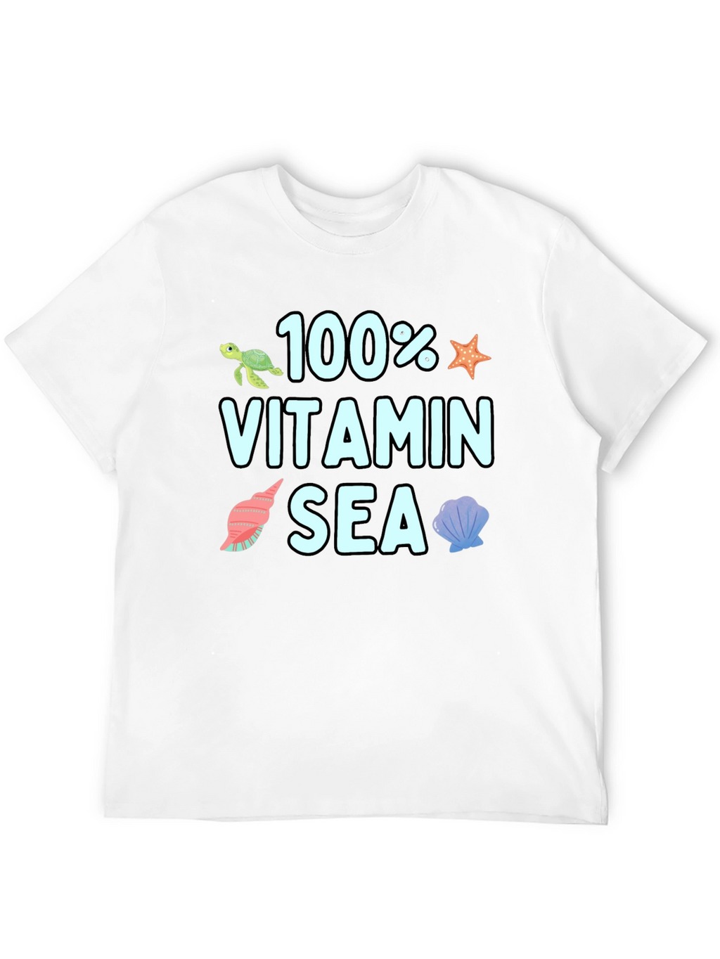100% Vitamin Sea Graphic T-Shirt