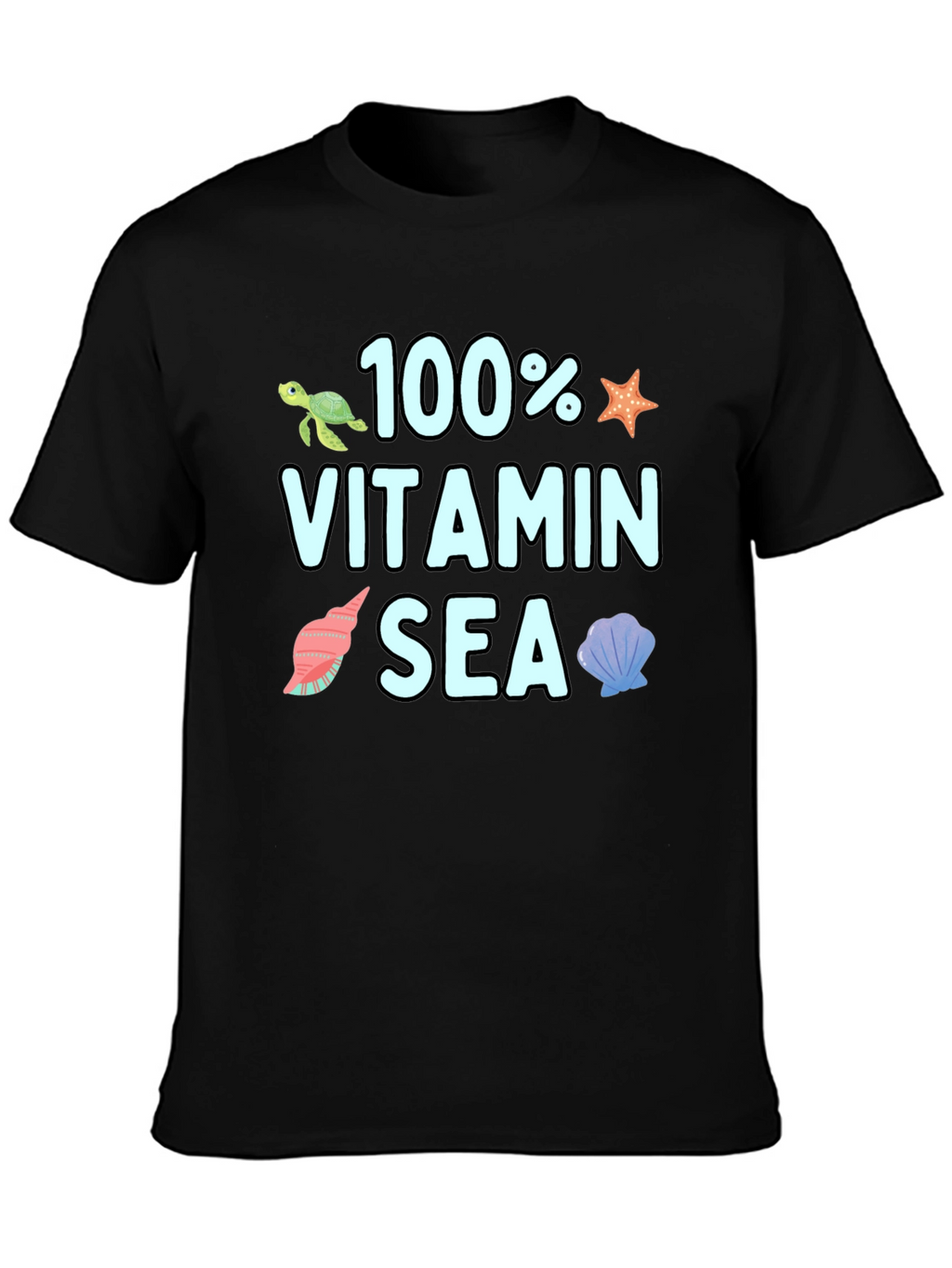 100% Vitamin Sea Graphic T-Shirt