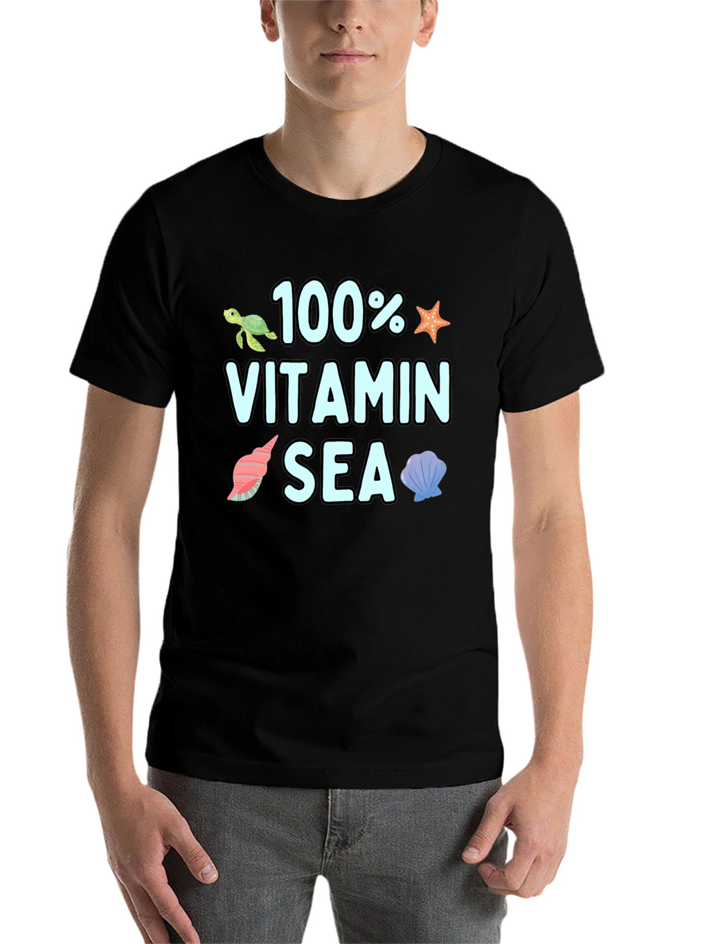 100% Vitamin Sea Graphic T-Shirt
