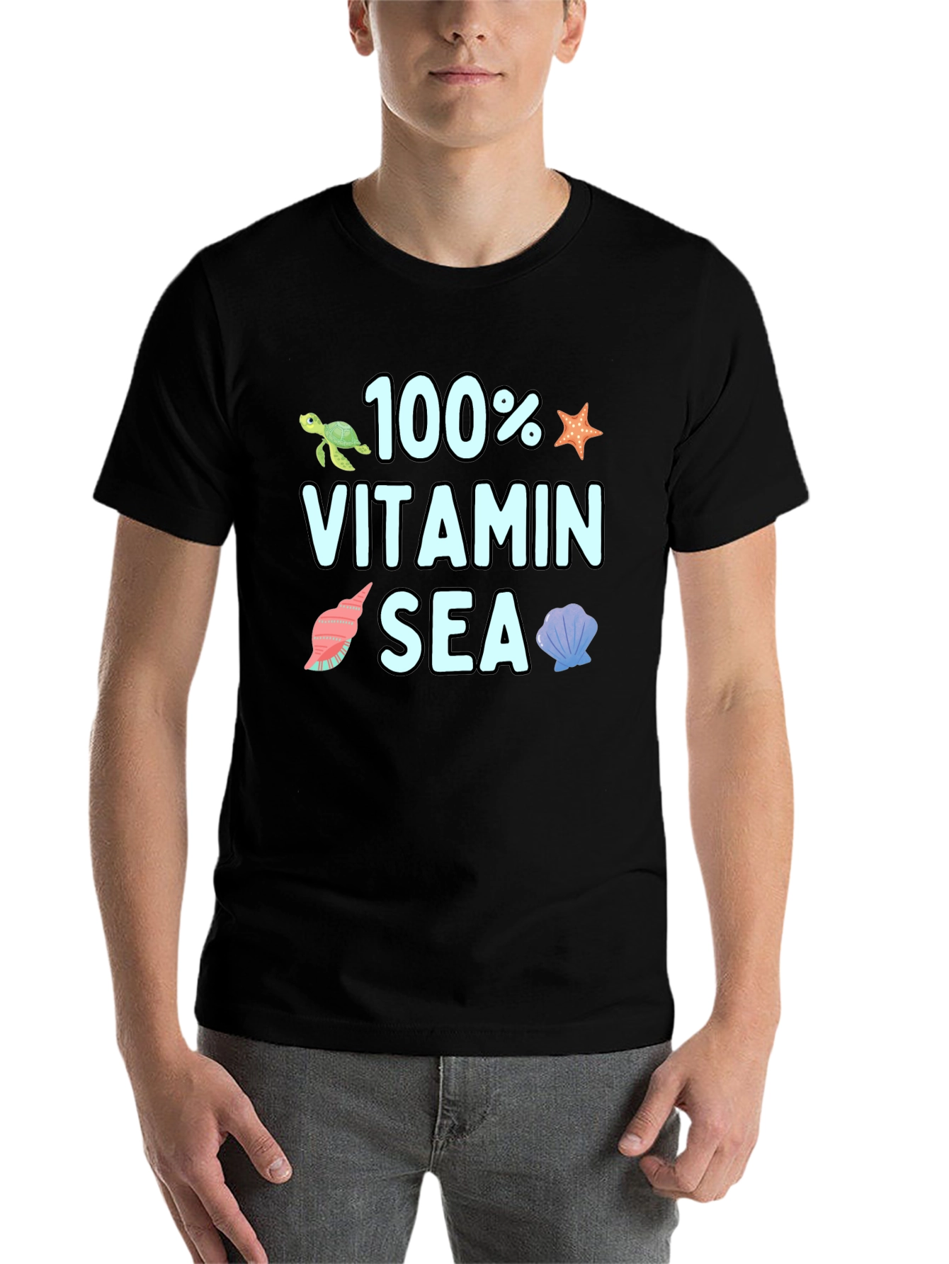 100% Vitamin Sea Graphic T-Shirt