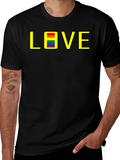 Pride Love Graphic Tee - Black