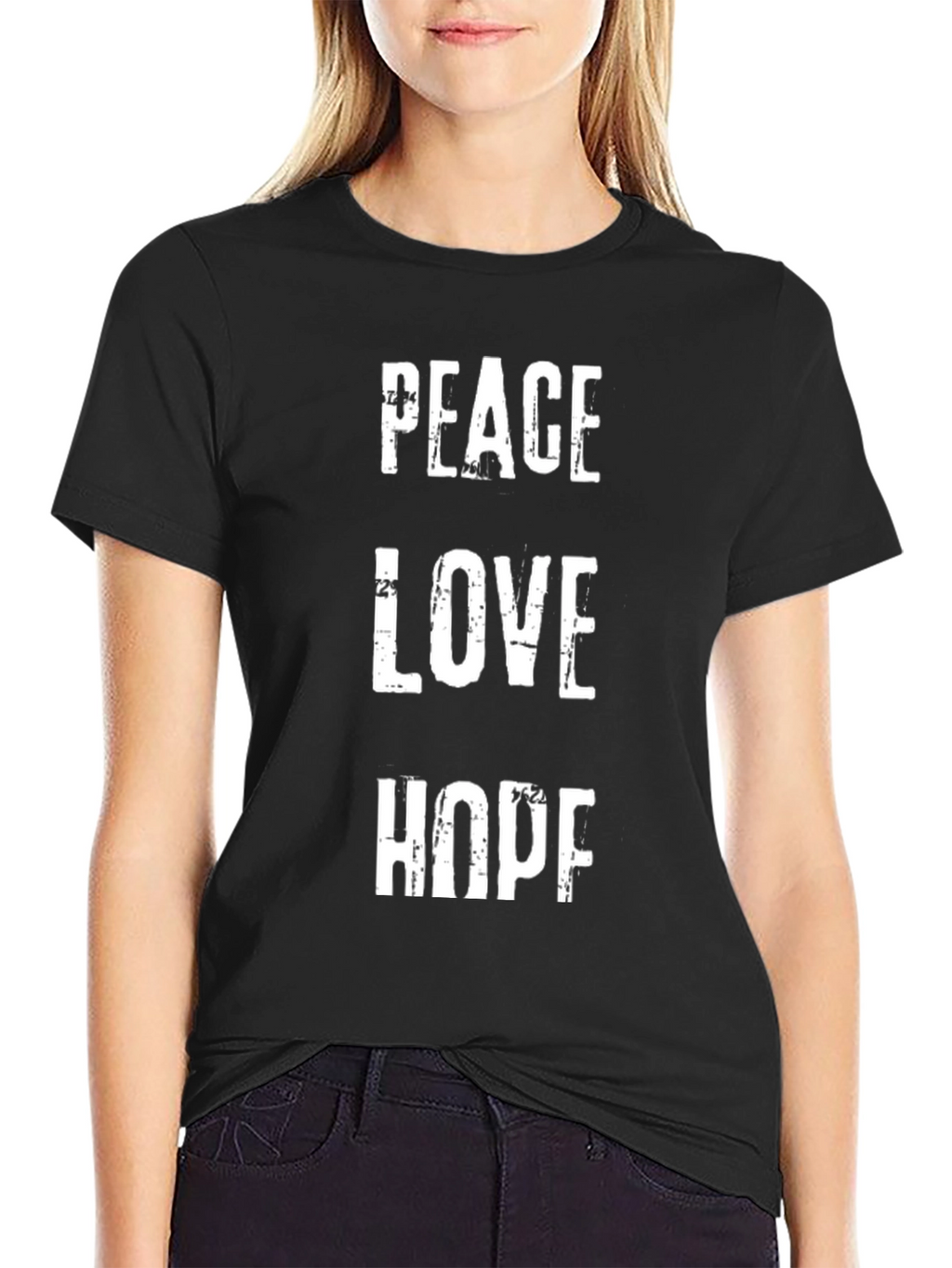 Peace Love Hope Graphic T-Shirt