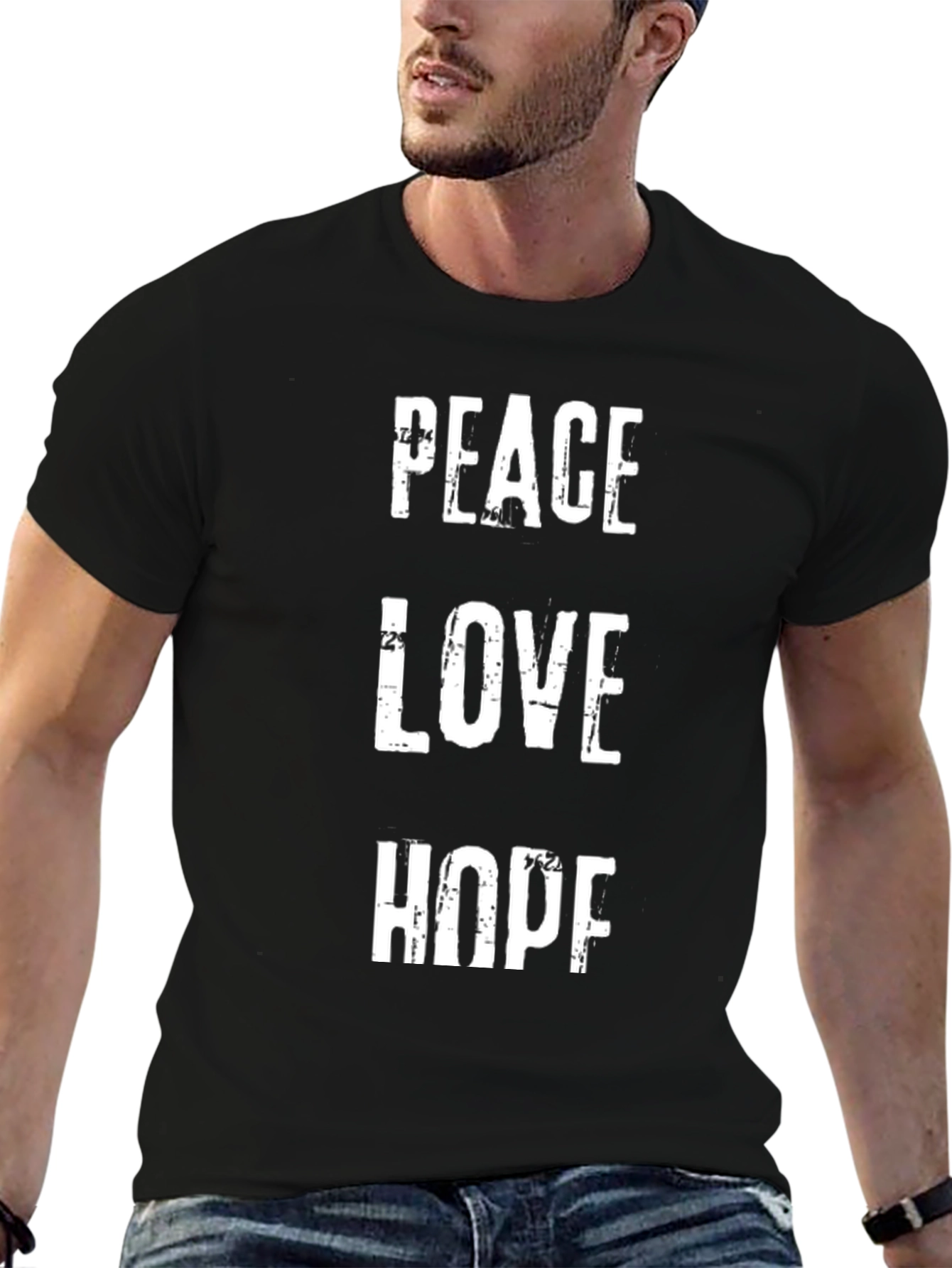 Peace Love Hope Graphic T-Shirt