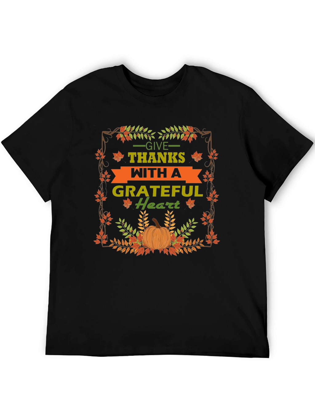 Grateful Heart Thanksgiving T-Shirt