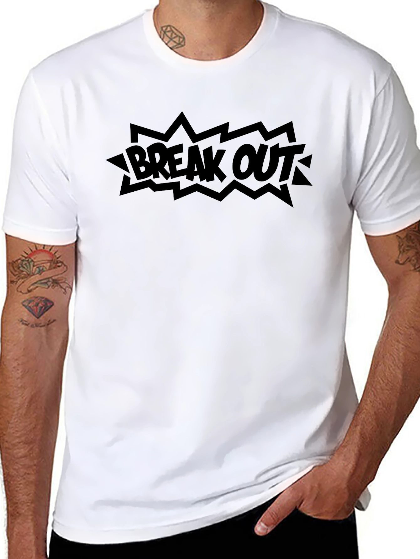 Break Out Graphic Tee - Stylish & Comfortable