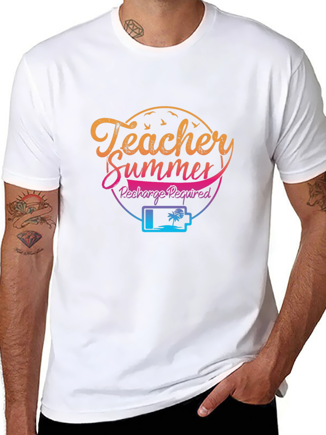 Teacher Summer Recharge T-Shirt