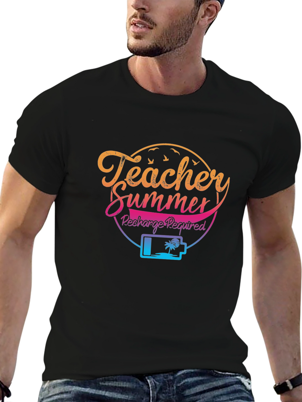 Teacher Summer Recharge T-Shirt