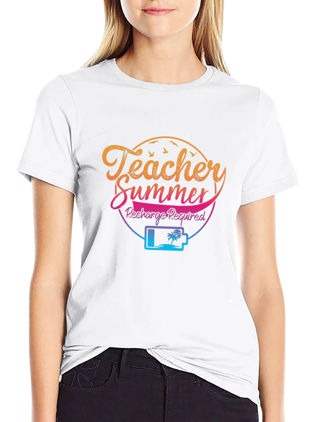 Teacher Summer Recharge T-Shirt