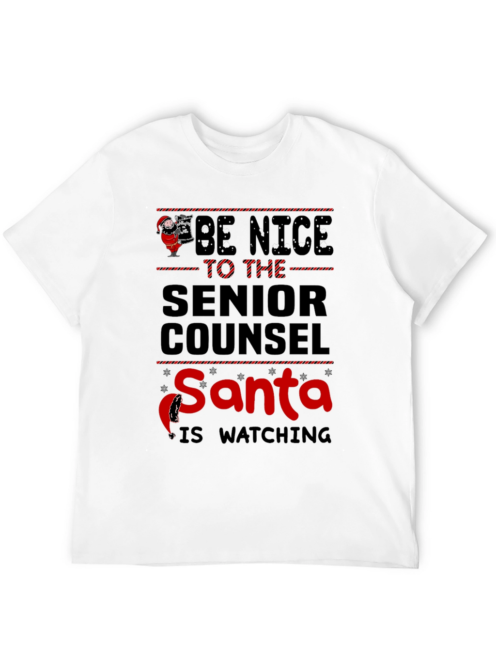 Senior Counsel Santa Christmas T-Shirt