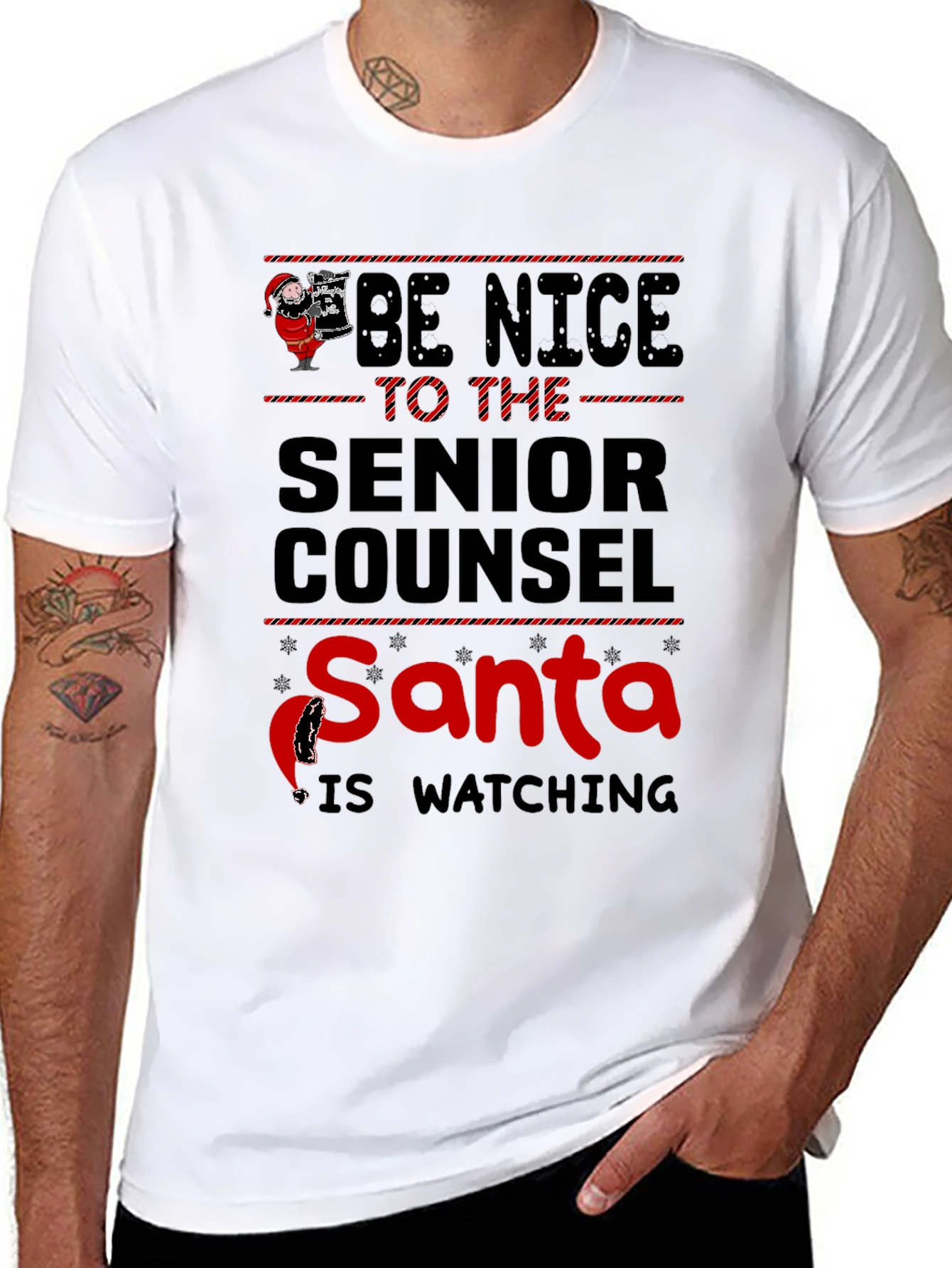 Senior Counsel Santa Christmas T-Shirt