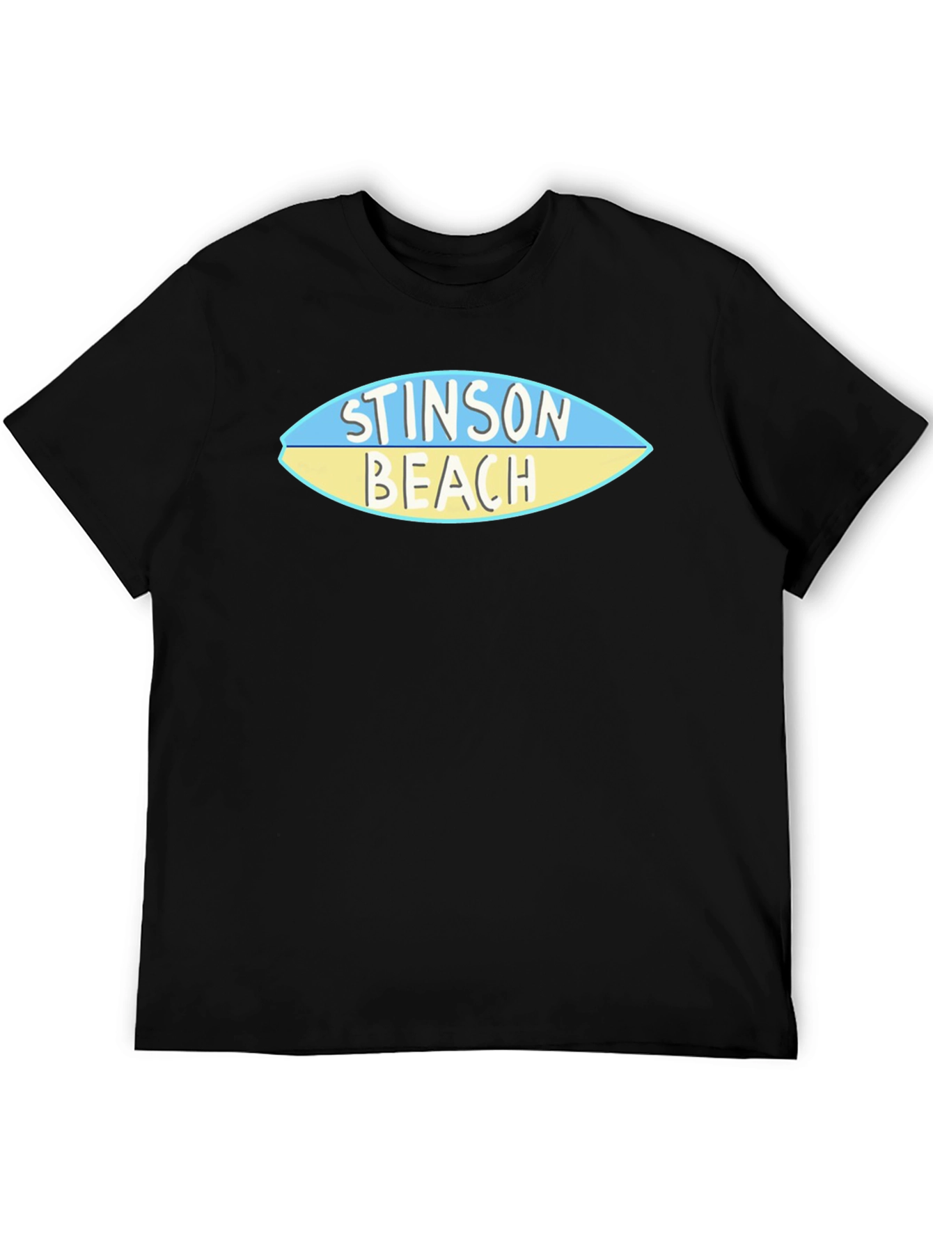 Stinson Beach Surfboard Style Graphic Tee