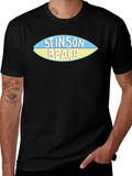 Stinson Beach Surfboard Style Graphic Tee