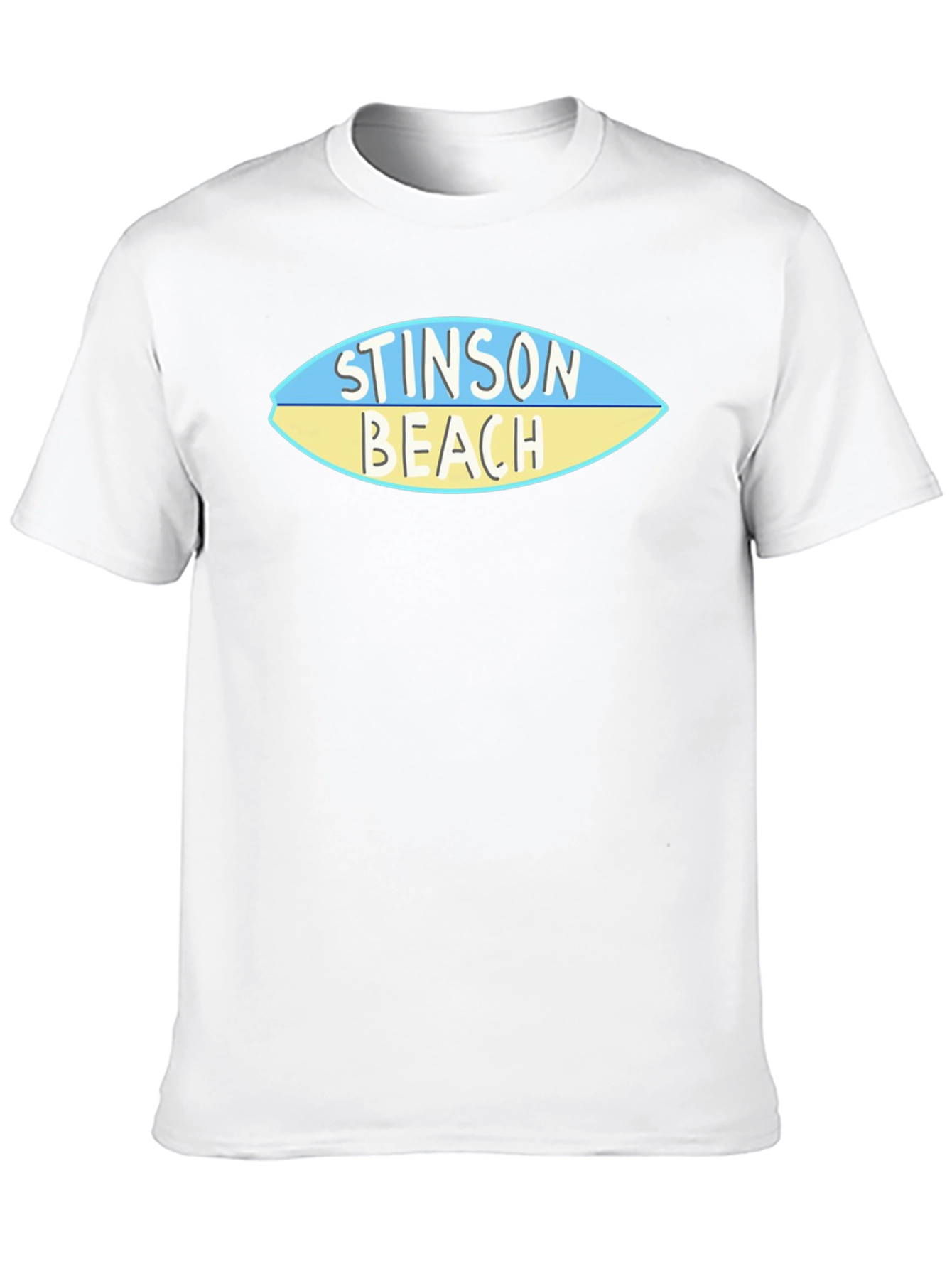 Stinson Beach Surfboard Style Graphic Tee