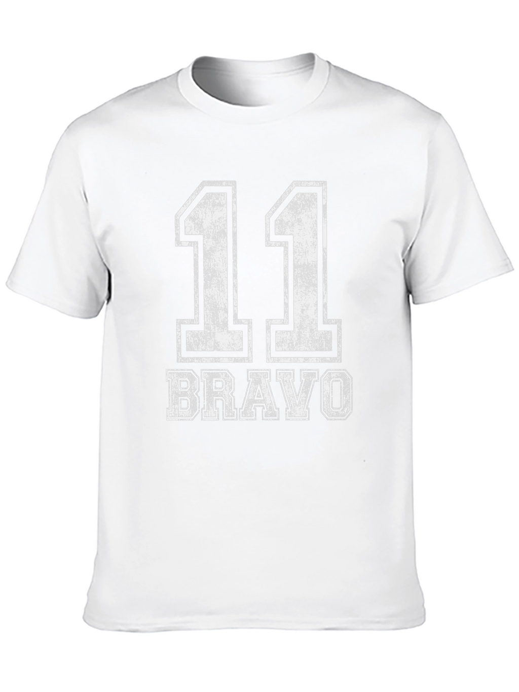 11 Bravo Distressed Graphic T-Shirt