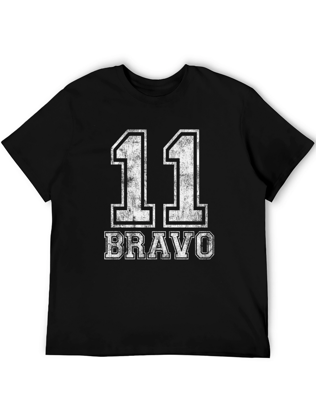 11 Bravo Distressed Graphic T-Shirt