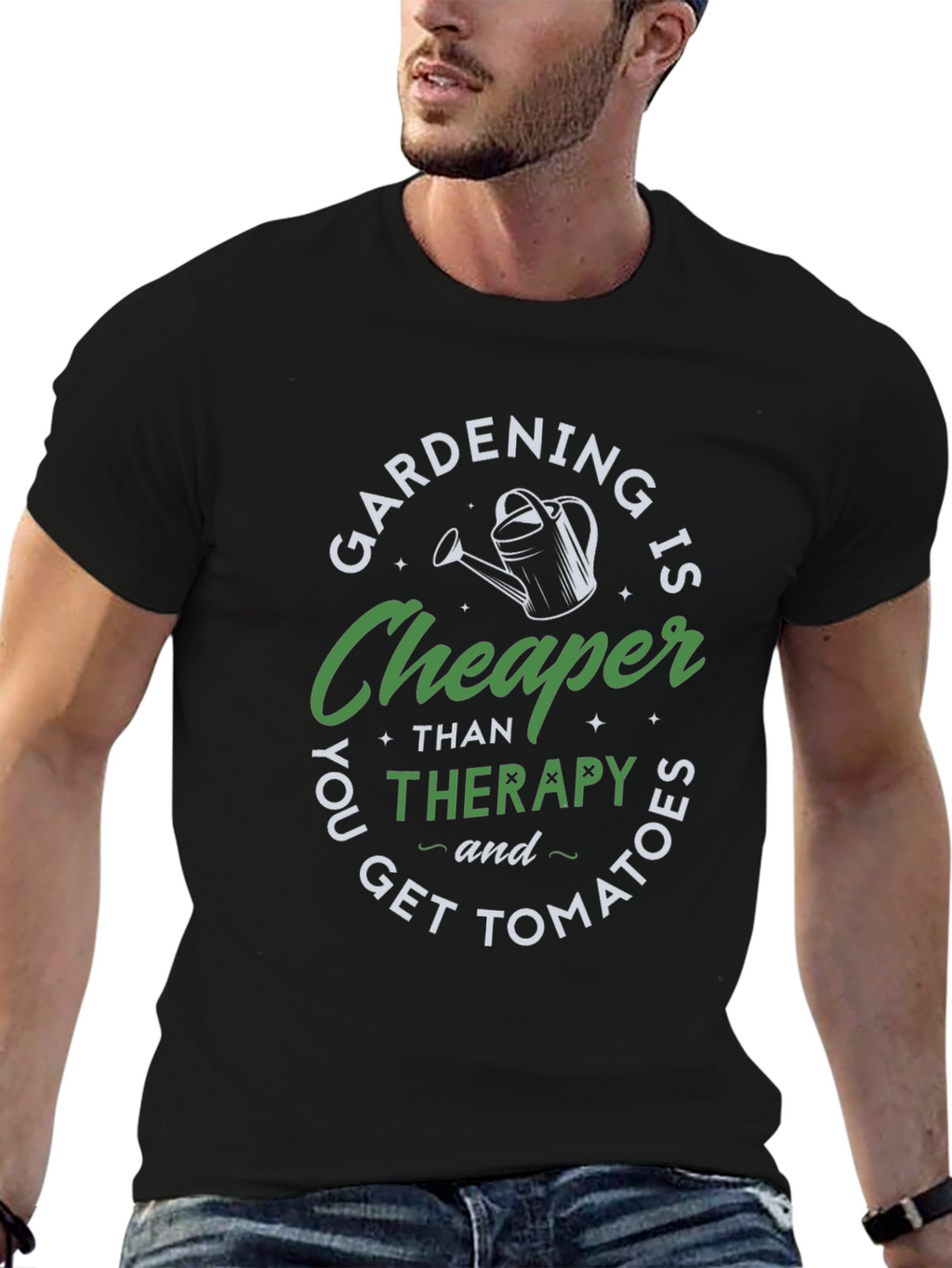 Gardening is Cheaper Therapy T-Shirt