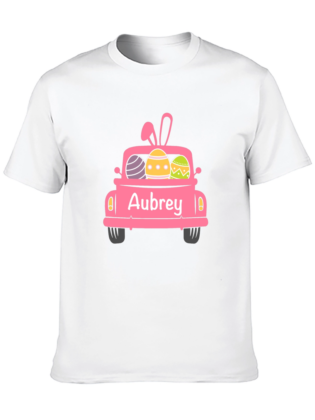 Easter Truck T-Shirt - Aubrey Custom Name Tee