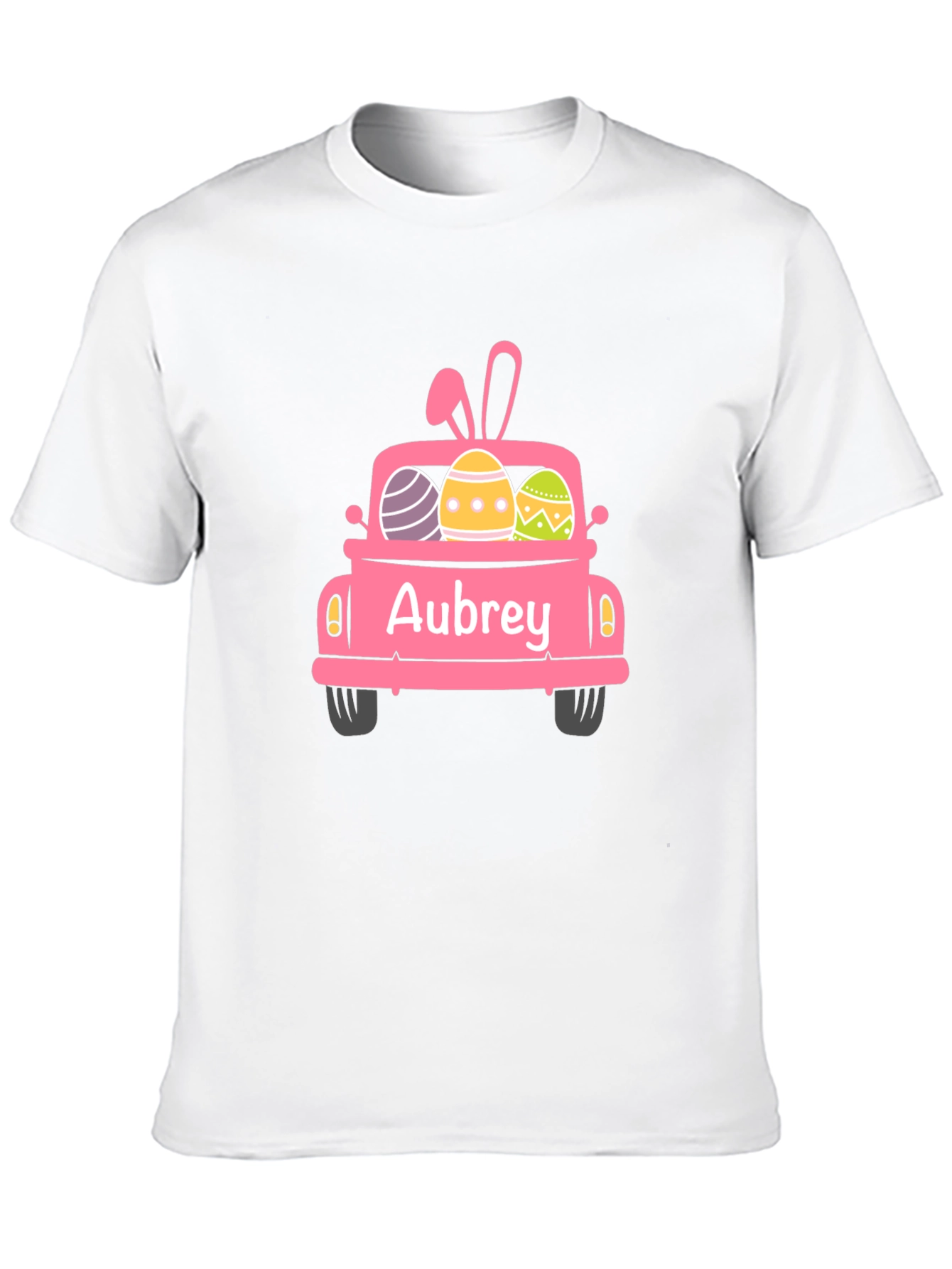 Easter Truck T-Shirt - Aubrey Custom Name Tee