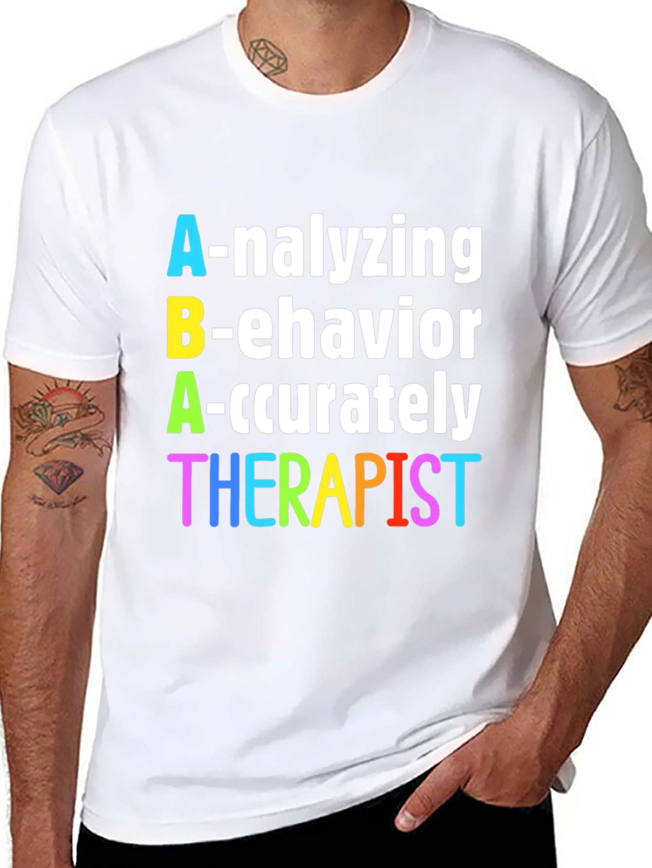 ABA Therapist T-Shirt - Analyzing Behavior Accurately