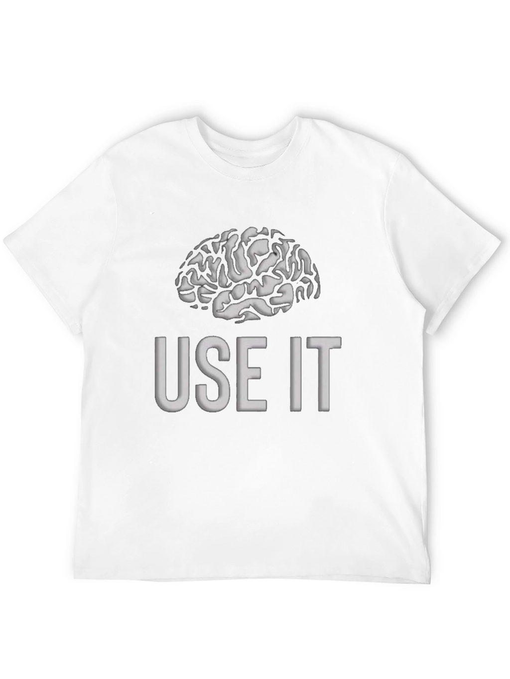 Use It Brain T-Shirt - Mens Black Graphic Tee
