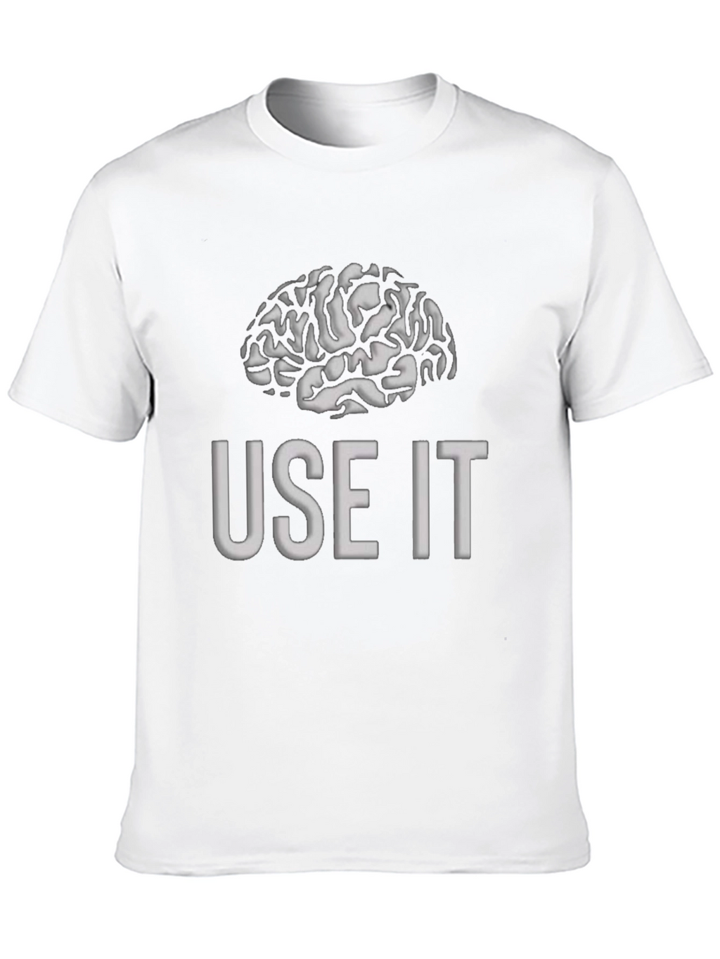 Use It Brain T-Shirt - Mens Black Graphic Tee