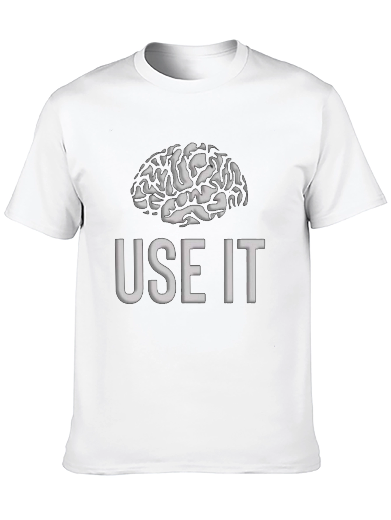 Use It Brain T-Shirt - Mens Black Graphic Tee