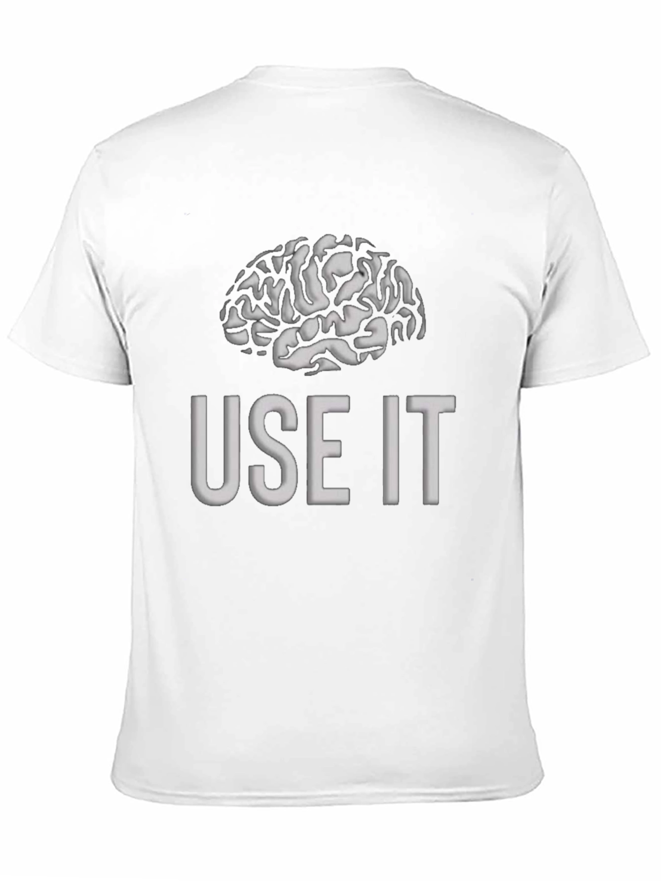 Use It Brain T-Shirt - Mens Black Graphic Tee