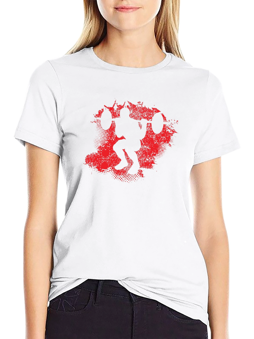 Weightlifting Squat Graphic Tee