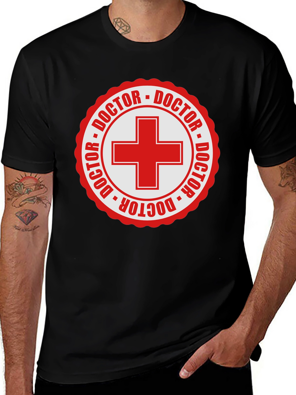 Doctor Seal Graphic T-Shirt - Medical Professional Tee