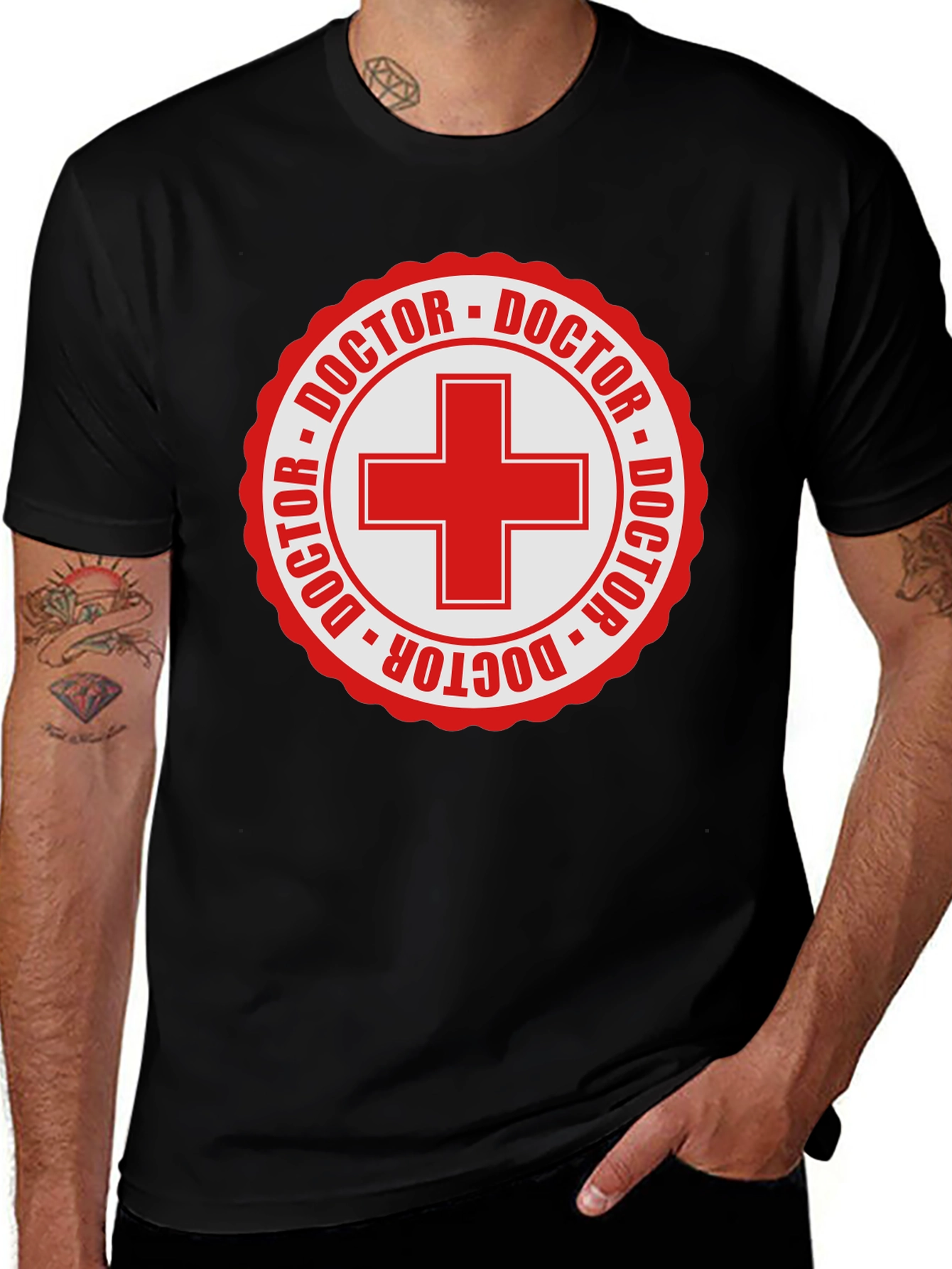 Doctor Seal Graphic T-Shirt - Medical Professional Tee