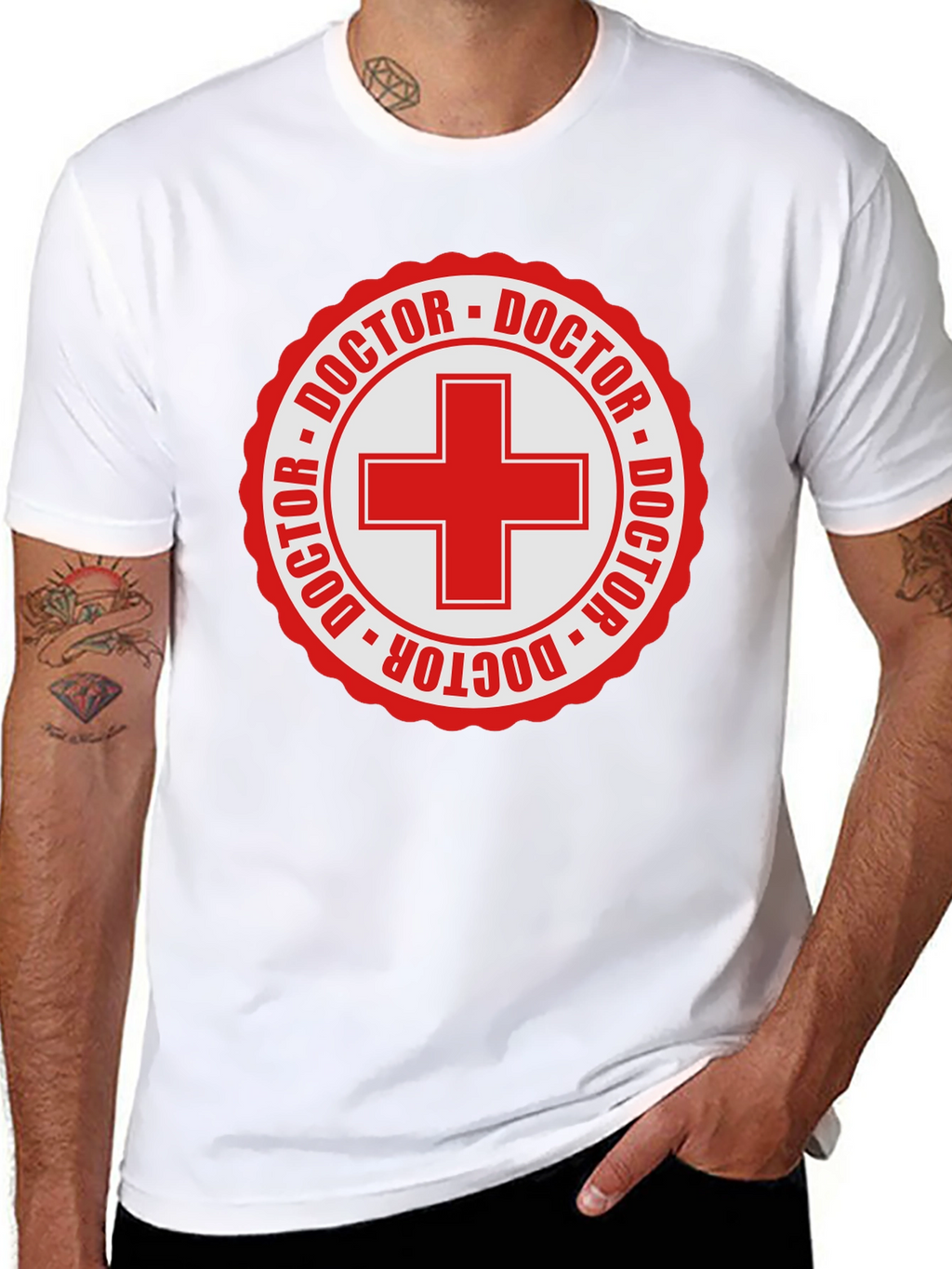 Doctor Seal Graphic T-Shirt - Medical Professional Tee