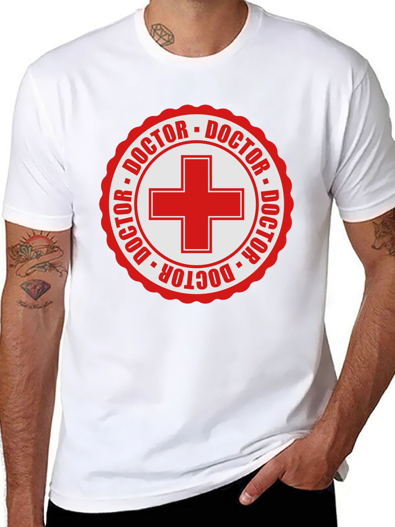 Doctor Seal Graphic T-Shirt - Medical Professional Tee