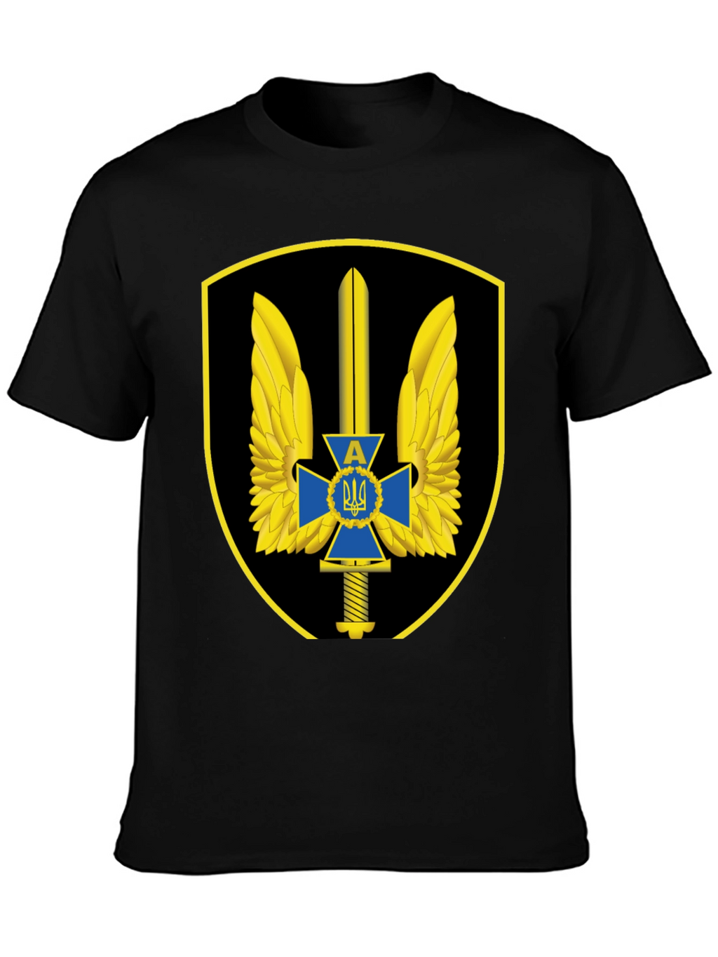 Ukraine Military T-Shirt - Special Forces Emblem