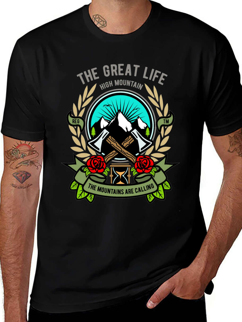 The Great Life High Mountain T-Shirt - Adventure Ready