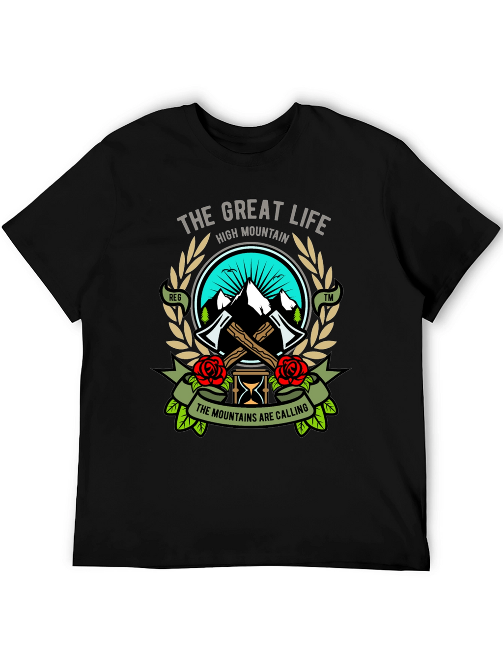 The Great Life High Mountain T-Shirt - Adventure Ready