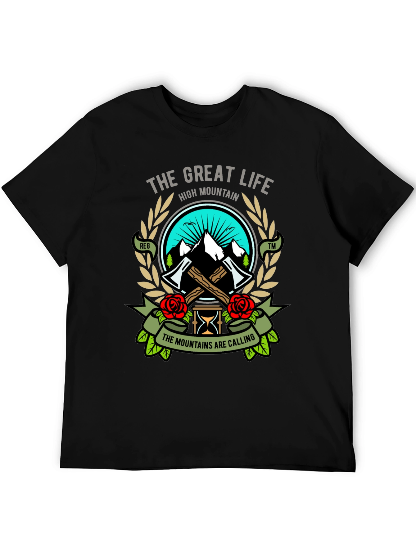 The Great Life High Mountain T-Shirt - Adventure Ready