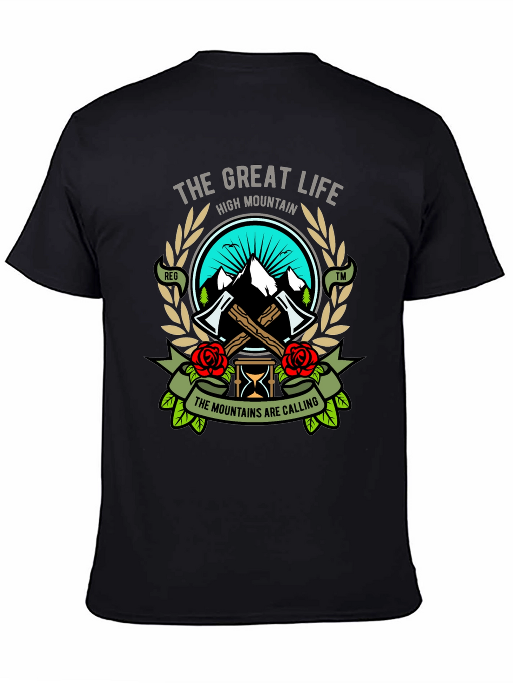The Great Life High Mountain T-Shirt - Adventure Ready