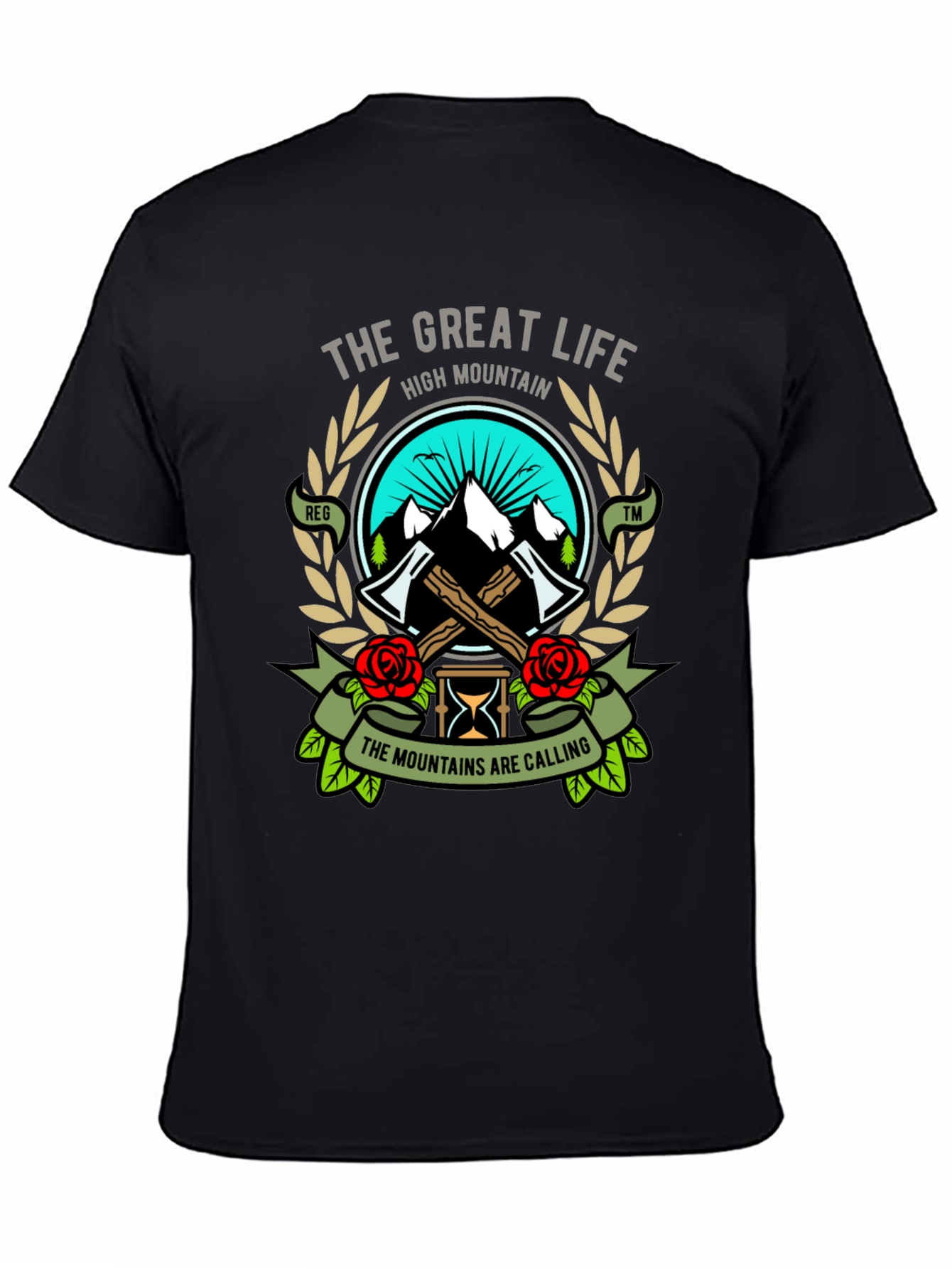 The Great Life High Mountain T-Shirt - Adventure Ready