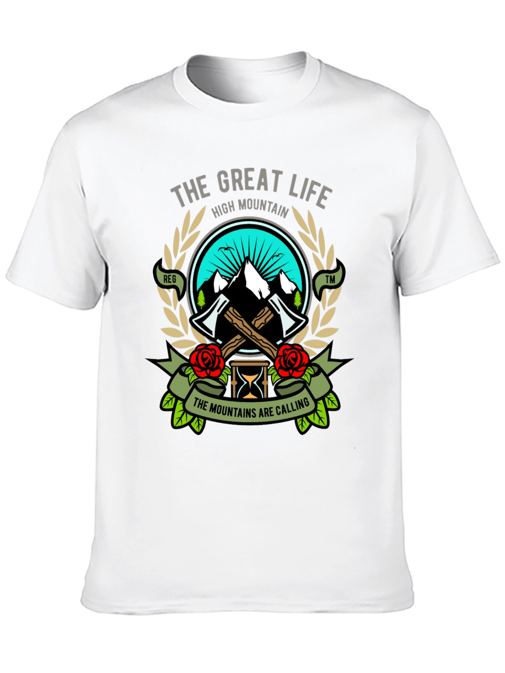 The Great Life High Mountain T-Shirt - Adventure Ready
