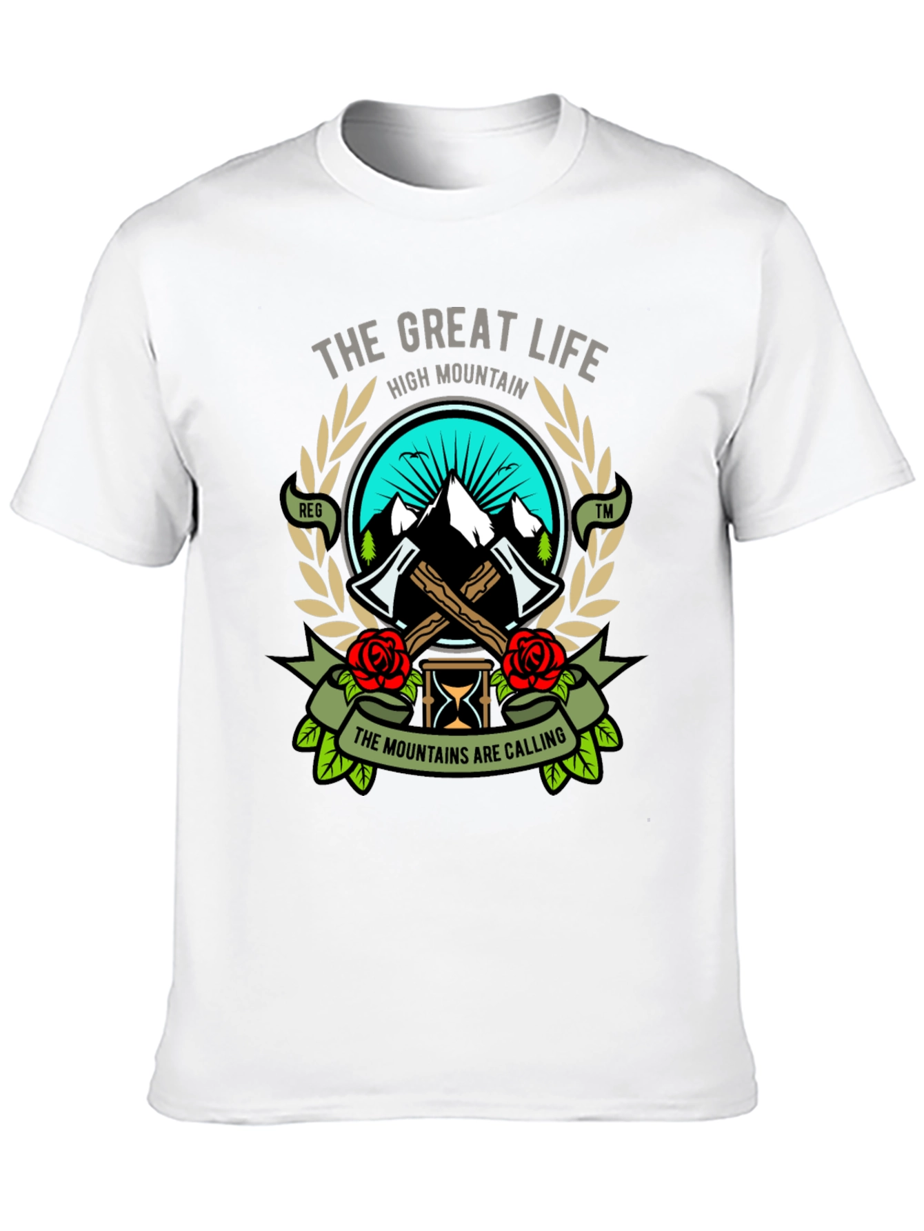 The Great Life High Mountain T-Shirt - Adventure Ready